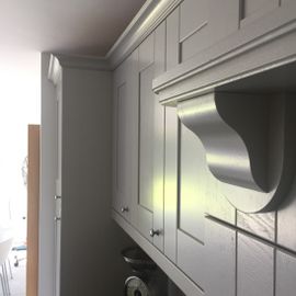 Hand painted kitchen units